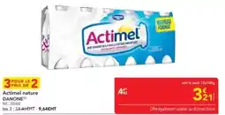 METRO Danone - actimel nature offre