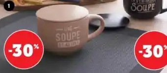 Super U Set de table offre