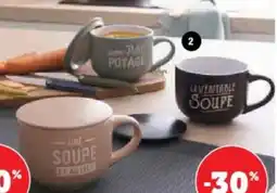 Super U Bol a soupe avec couvercle offre