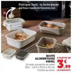 Super U Boite alimentaire offre