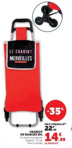 Super U Chariot de marche offre