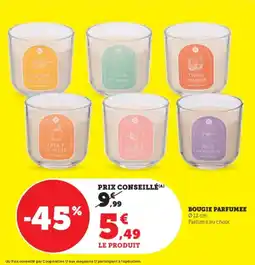 Super U Bougie parfumee offre