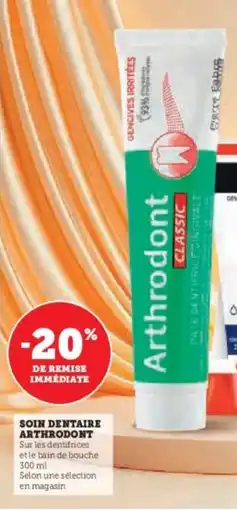 Hyper U Soin dentaire arthrodont offre