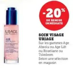 Hyper U Soin visage uriage offre