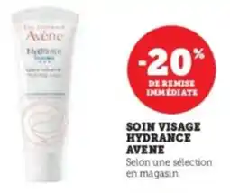 Hyper U Soin visage hydrance avene offre