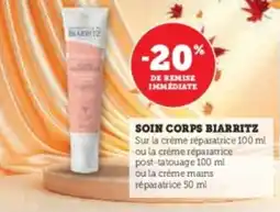 Hyper U Soin corps biarritz offre
