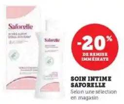 Hyper U Soin intime saforelle offre