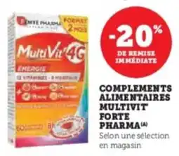 Hyper U Complements alimentaires multivit forte pharma offre