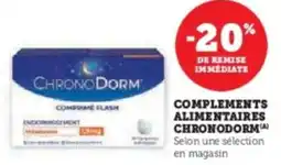 Hyper U Complements alimentaires chronodorma offre