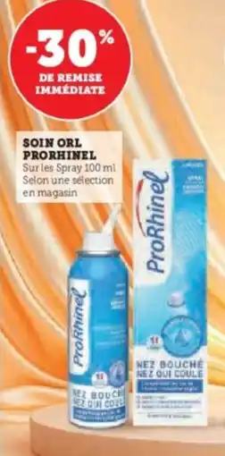 Hyper U Soin orl prorhinel offre