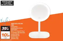 Netto Miroir tactile avec base yoghi offre