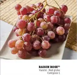 U Express Raisin rose offre