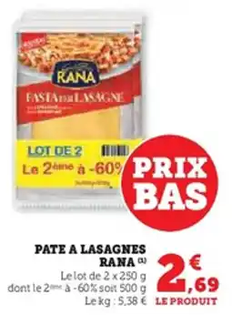 U Express Pate a lasagnes rana offre