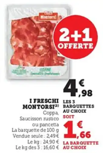 U Express I freschi montorsi offre