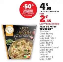 U Express Plat de pates youcook offre