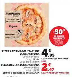 U Express Pizza 4 formaggi italiani manifattura offre