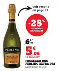 U Express Prosecco doc perlino extra dry offre