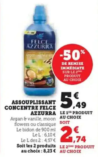 U Express Assouplissant concentre felce azzurra offre