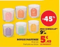 Hyper U Bougie parfumee offre