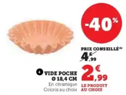 Hyper U Vide poche offre