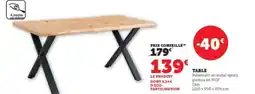Hyper U Table offre