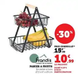 Hyper U Panier a fruit offre