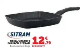 Hyper U SITRAM Grill granite 24x24cm offre