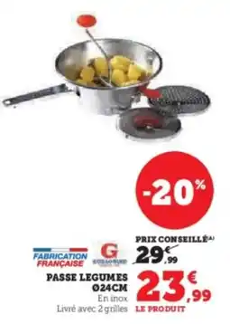 Hyper U Passe legumes 024cm offre