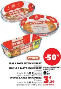 Hyper U PYREX Plat a four 21x13cm offre