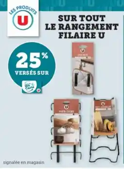 Hyper U U Sur tout le rangement filaire offre