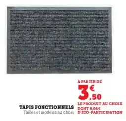 Hyper U Tapis fonctionnels offre