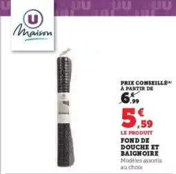 Hyper U Fond de douche et baignoire offre