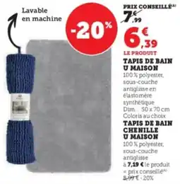Hyper U Tapis de bain u maison offre
