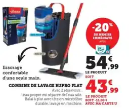 Hyper U VILEDA Combine de lavage h2pro flat offre
