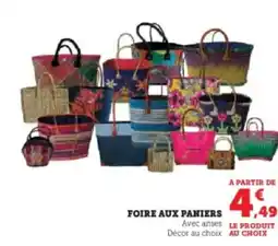 Hyper U Foire aux paniers offre