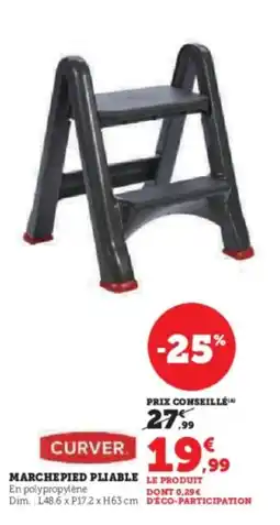 Hyper U Marchepied pliable offre