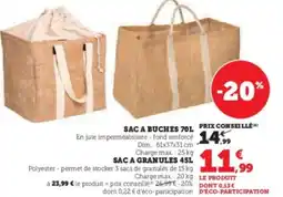 Hyper U Sac a buches offre
