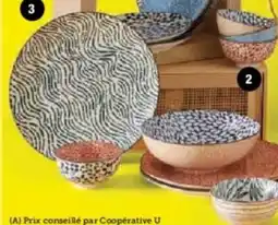 Hyper U Assiette plate "organic" offre