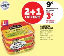 Super U Sardines connetable offre