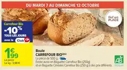 Carrefour Market CARREFOUR BIO Boule offre