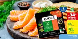Carrefour Market LABEYRIE Saumon fumé Bio offre
