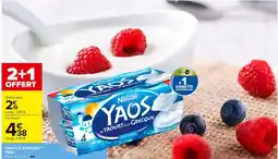 Carrefour Market YAOS Yaourts à la Grecque offre