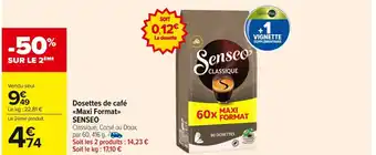 Carrefour Market SENSEO Dosettes de café <<Maxi Format⟫> offre