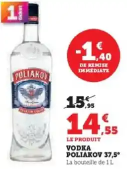 Super U Vodka poliakov 37,5 offre