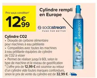 Carrefour Market SODASTREAM Cylindre CO2 offre