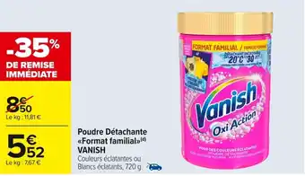 Carrefour Market VANISH Poudre Détachante <<Format familial offre