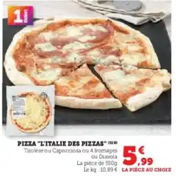 Super U Pizza "l'italie des pizzas offre
