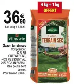 Tridôme VILMORIN Gazon terrain sec offre