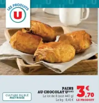 Super U Pains au chocolat u offre