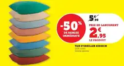 Super U Taie d'oreiller 63x63cm offre